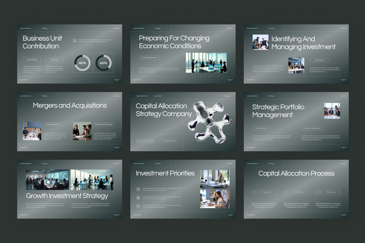 Capital Allocation Strategy Keynote, a Presentation Template by Loin Studio (Photo 3 of 4)