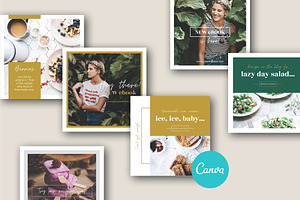 Instagram Pack / CANVA / Ellen Wild