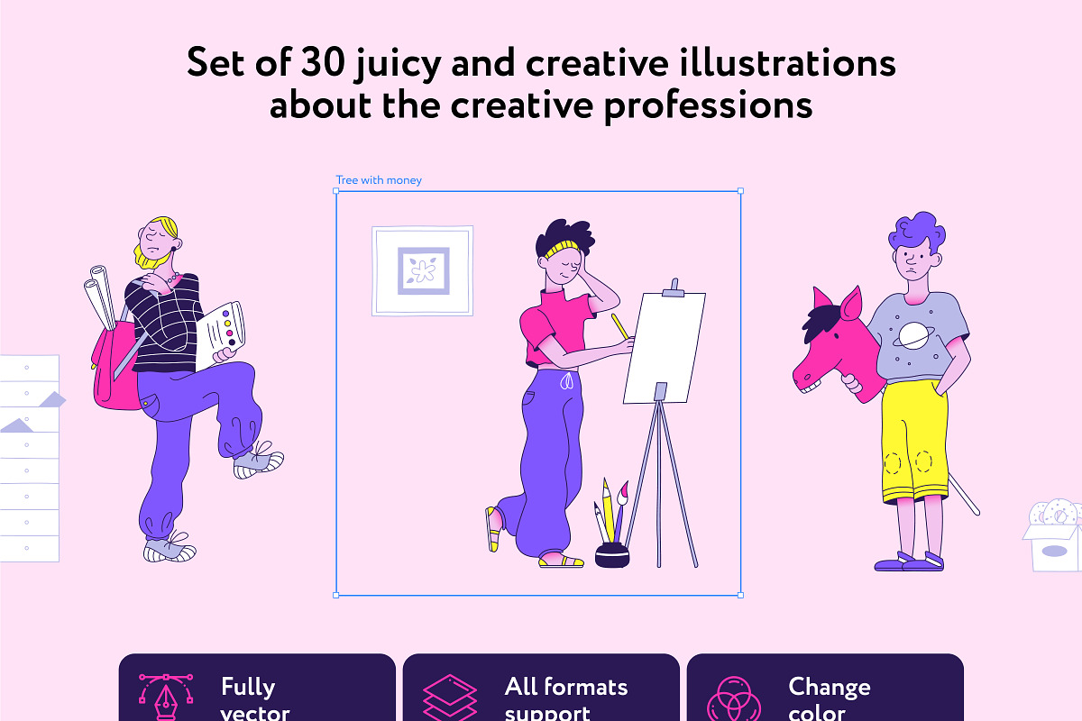 Wowvy Creative Illustrations, a Work Illustration by Welovegraphics (Photo 2 of 8)