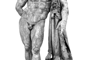 Ancient Farnese Hercules statue
