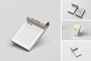 Notepad Mockup, a Books & Magazine Mockup by graphic_keY (Thumbnail 1 of 6)