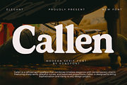 Callen – Modern Serif Font, a Serif Font by overlaytemplates (Thumbnail 1 of 5)