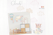 Time flies Pink - Aviator bear, an Illustration by Lolytop Studio (Thumbnail 7 of 7)
