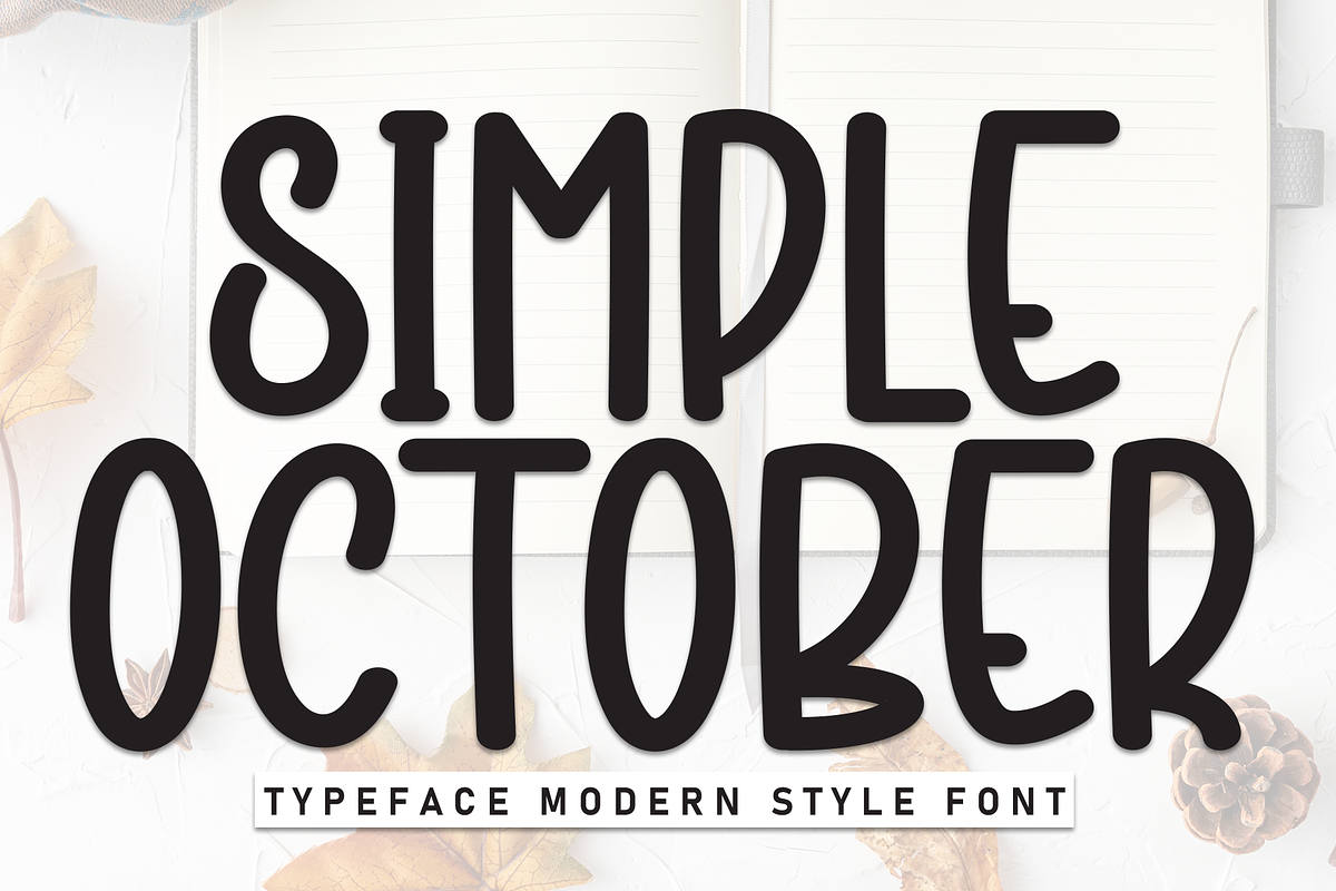 Simple October | Script Font, a Script Font by Scratchones (Photo 1 of 8)