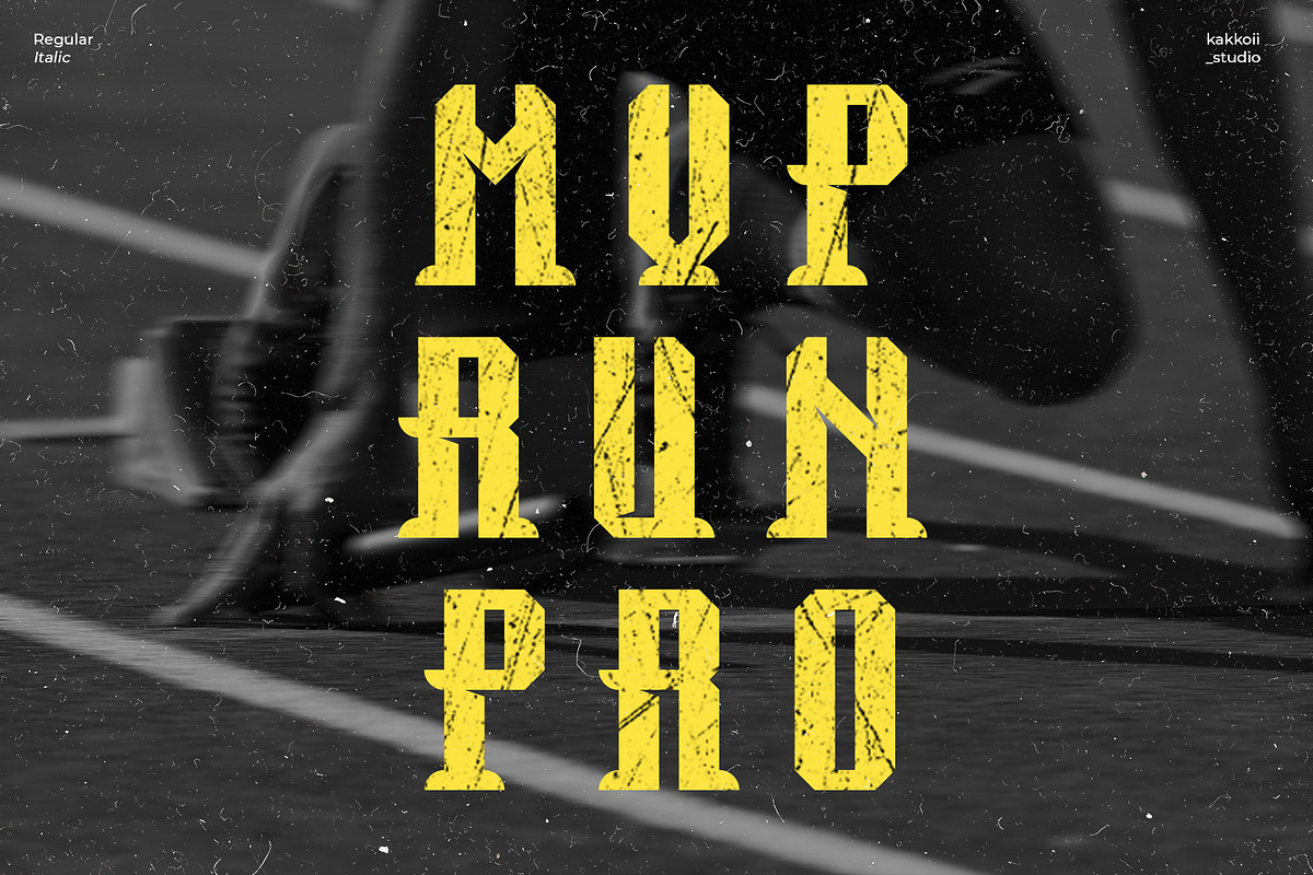 Maabhodo a Strong Bold Display Font, a Font by kkgp_works (Photo 4 of 5)