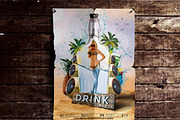 Grunge Poster Mockup, a Print Template by CREATIVE DUDE (Thumbnail 2 of 5)