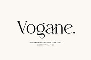 Vogane | Modern Elegant Ligature, a Serif Font by Typoraith Co (Thumbnail 1 of 11)