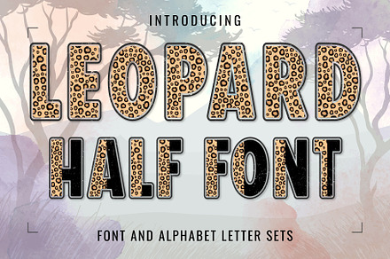 Half Leopard Font, a Symbol Font by Font Craft Studio