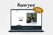 Sawyer Full Kajabi Theme, a Websites & App Template by Afton Negrea (Thumbnail 1 of 12)