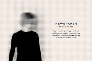 Newspaper Halftone Photoshop Effect