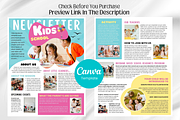 Kids Newsletter Canva Template, an Email Template by PixelCraft (Thumbnail 2 of 9)