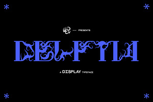 DELFTIA Display Typeface