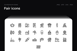 Fair icons, an Outline Icon by Wencory