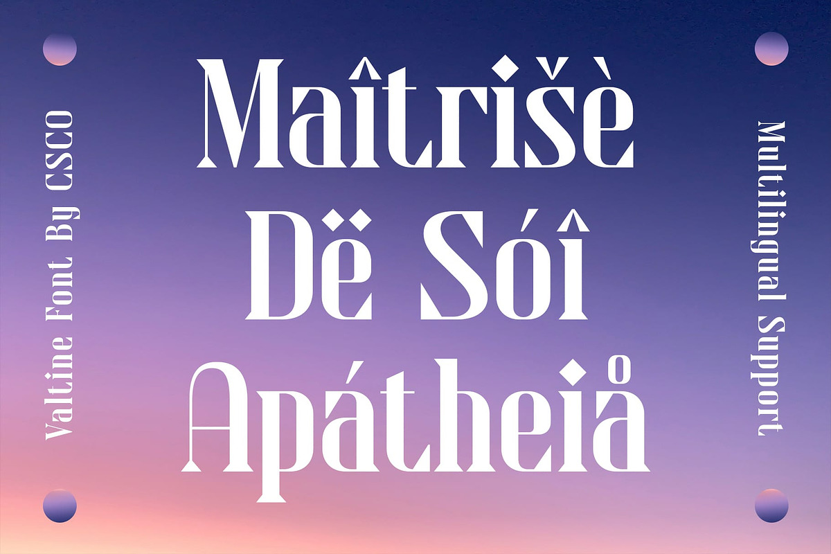 Valtine, a Serif Font by Craft Supply Co. (Photo 5 of 8)