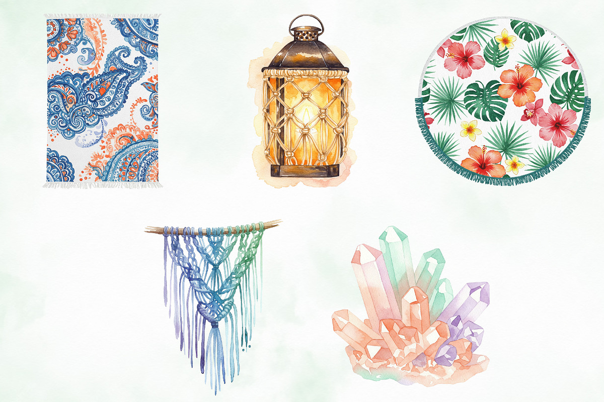 Boho Summer Collection, an Illustration by Creative Art (Photo 3 of 9)