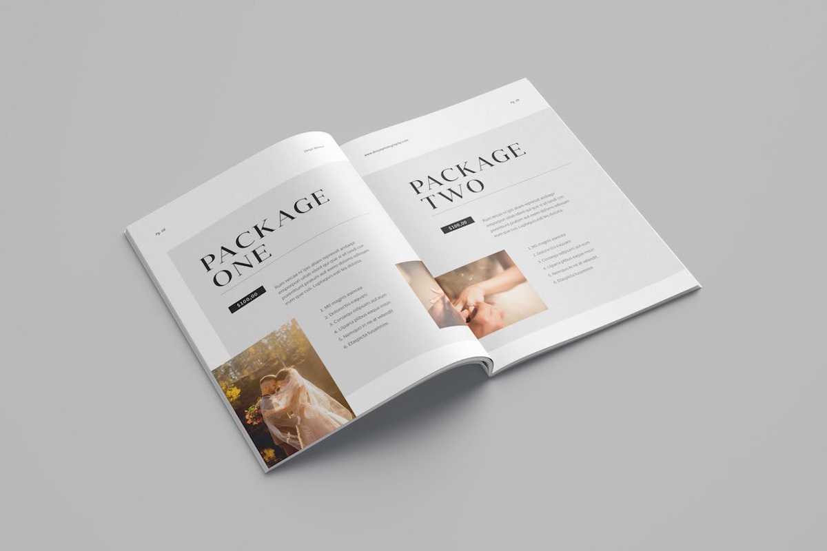 A5 Pricing Guide Template, a Brochure Template by Meenom Templates (Photo 6 of 15)