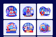 Artificial Intelligence Illustration, a Technology Illustration by Brickclay (Thumbnail 10 of 13)