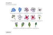 Bold Folk Naive Dark Floral Pattern, a Pattern Graphic by likorbut (Thumbnail 6 of 14)