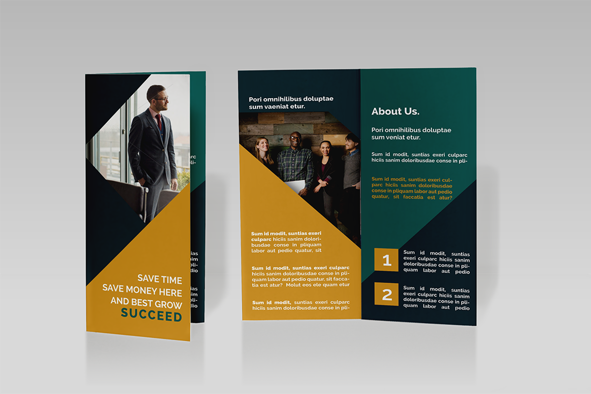 Business Tri-fold Brochure - SK, a Brochure Template by UNIK Agency (Photo 2 of 6)