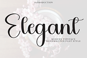 Elegant, a Sans Serif Font by FreshTypeINK (Thumbnail 1 of 8)