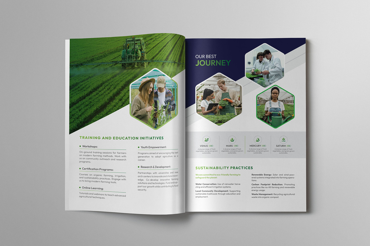 Agriculture and Agro Farm Catalog, a Brochure Template by VectStock (Photo 4 of 6)
