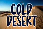 Cold Desert | Handwritten Font, a Font by Epiclinez (Thumbnail 1 of 5)