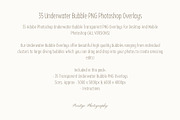 Underwater Bubble Photoshop Overlays, an Object Graphic by Prestige Photography (Thumbnail 12 of 12)