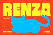 Renza - Bold Heavy Display Font