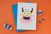 24 Cute Crazy Ugly Monster Character, an Animal Illustration by jongcreative (Thumbnail 4 of 9)