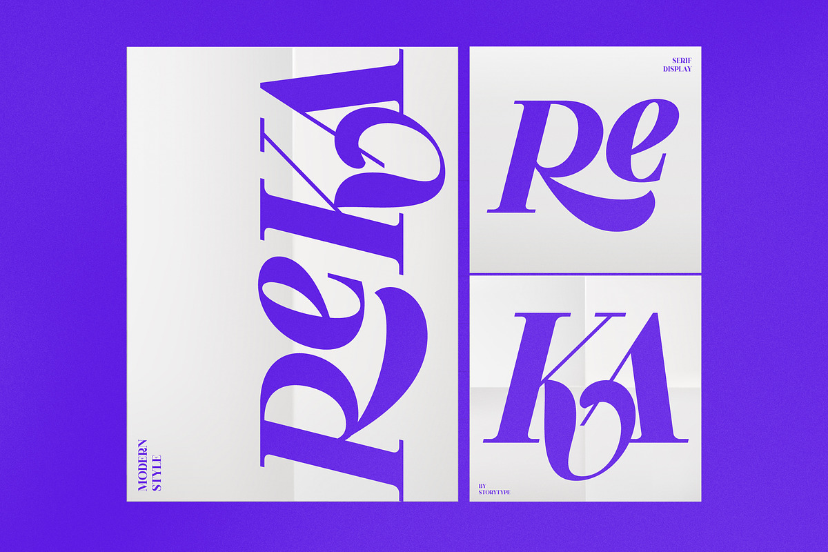 Reka Modern Display Font, a Serif Font by Storytype Studio (Photo 4 of 15)