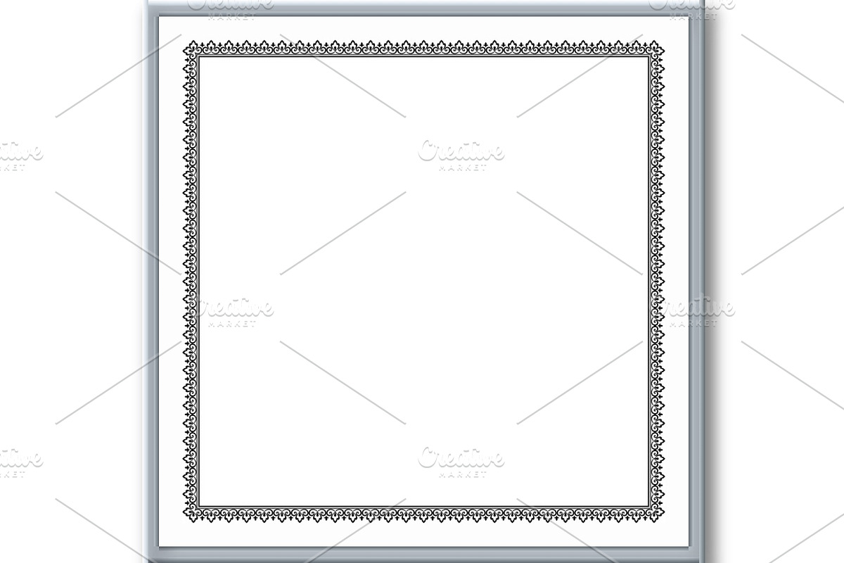 Decorative floral frame, a Decorative Illustration by RODINA (Photo 3 of 3)