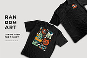 Doodle Monster Abstract Vector, an Object Graphic by Sandewo (Thumbnail 3 of 9)