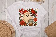 Cute Ghost Christmas Icons PNG, an Illustration by DreamPrint404 (Thumbnail 4 of 7)
