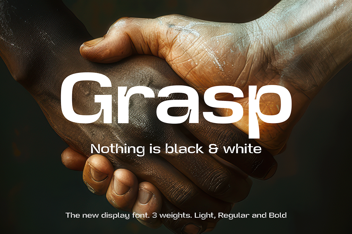 Grasp, a Font by StudioLingo (Photo 1 of 8)