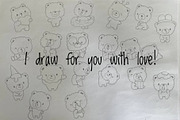 Cute Kawaii Teddy Bear Character, an Animal Illustration by Palau (Thumbnail 9 of 12)