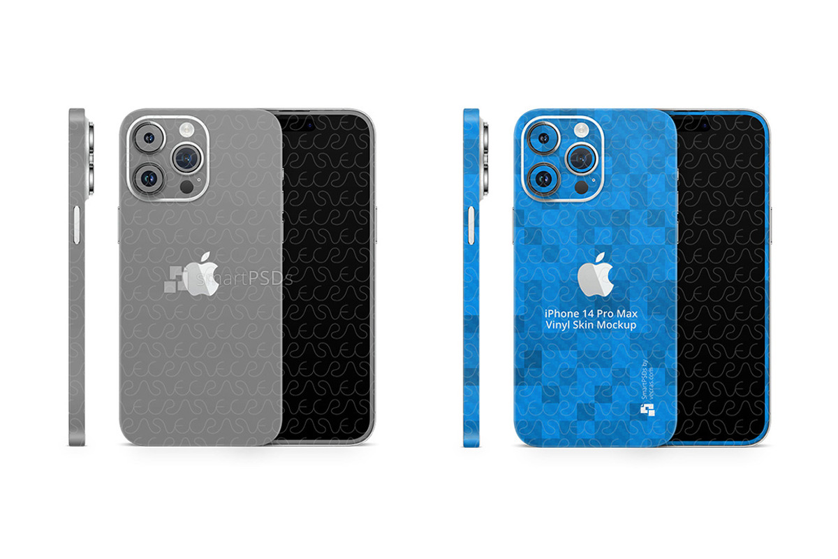 iPhone 14 Pro Max (2022) PSD Skin, a Product Mockup by VecRas (Photo 2 of 5)