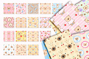 Kawaii Bear Vector Seamless Patterns, a Pattern Graphic by alia.kurianova (Thumbnail 7 of 9)