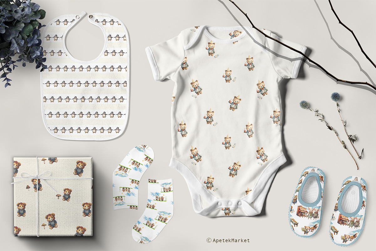 Woodland Birthday Celebration, an Animal Illustration by ApetekMarket (Photo 12 of 15)