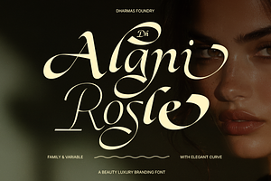 Dh Alani Rosle - 16 Branding Family, a Serif Font by Dharmas Foundry