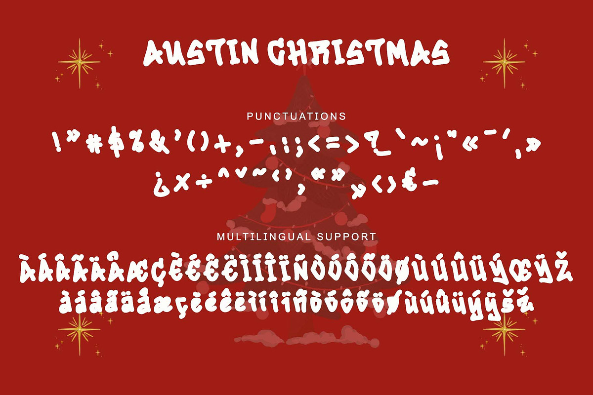Austin Christmas, a Blackletter Font by Yoga Letter (Photo 4 of 6)