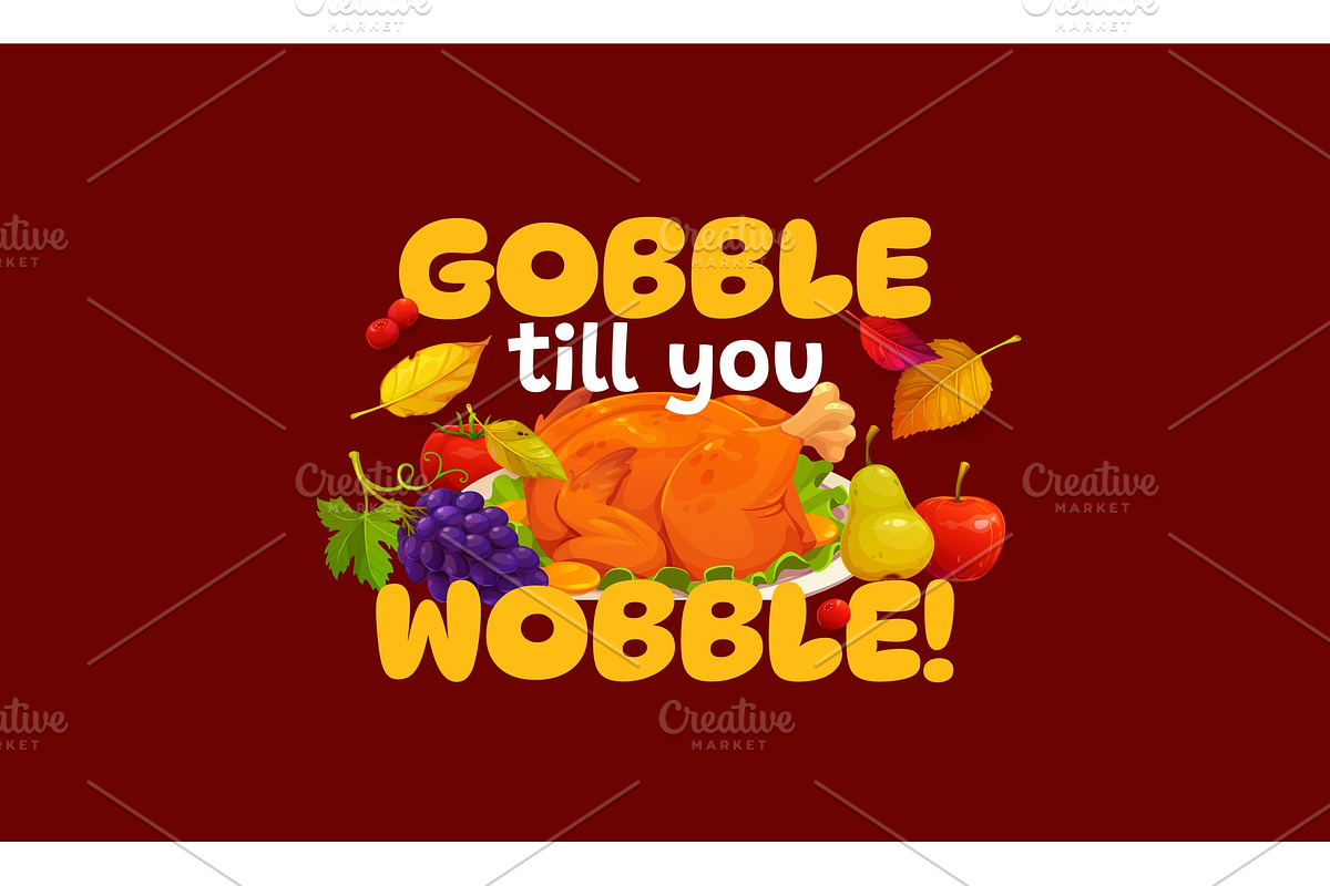 Happy Thanksgiving quote, a Seasonal Illustration by Seavector Studio (Photo 2 of 3)