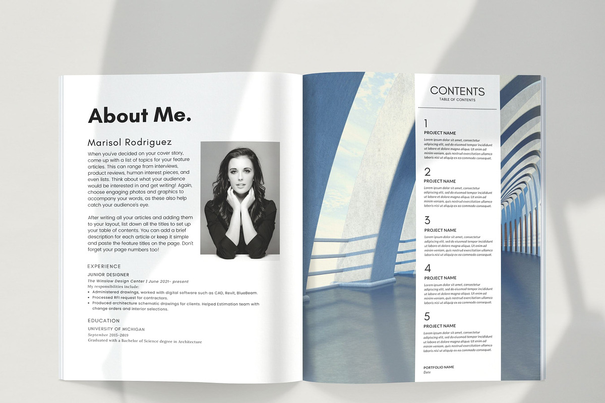 Architecture Portfolio Template, a Presentation Template by Templits (Photo 6 of 10)