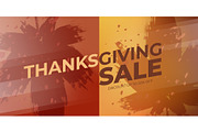 Thanksgiving Sale Graphics Set, a Seasonal Illustration by Finevector (Thumbnail 3 of 6)