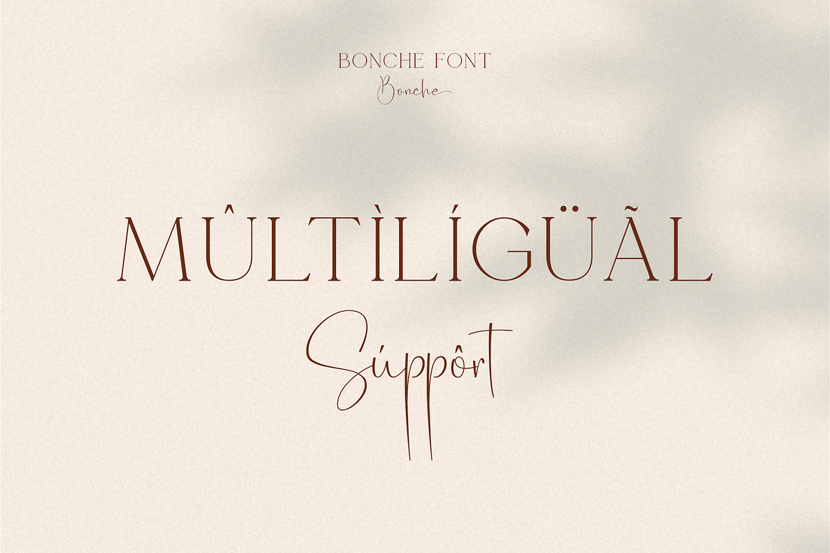 Bonche Shuthan Font duo, a Serif Font by BOOSH Studio (Photo 8 of 16)