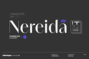 Nereida Variable, a Sans Serif Font by Latinotype (Thumbnail 1 of 10)