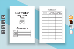 Mail Tracker Journal KDP Interior