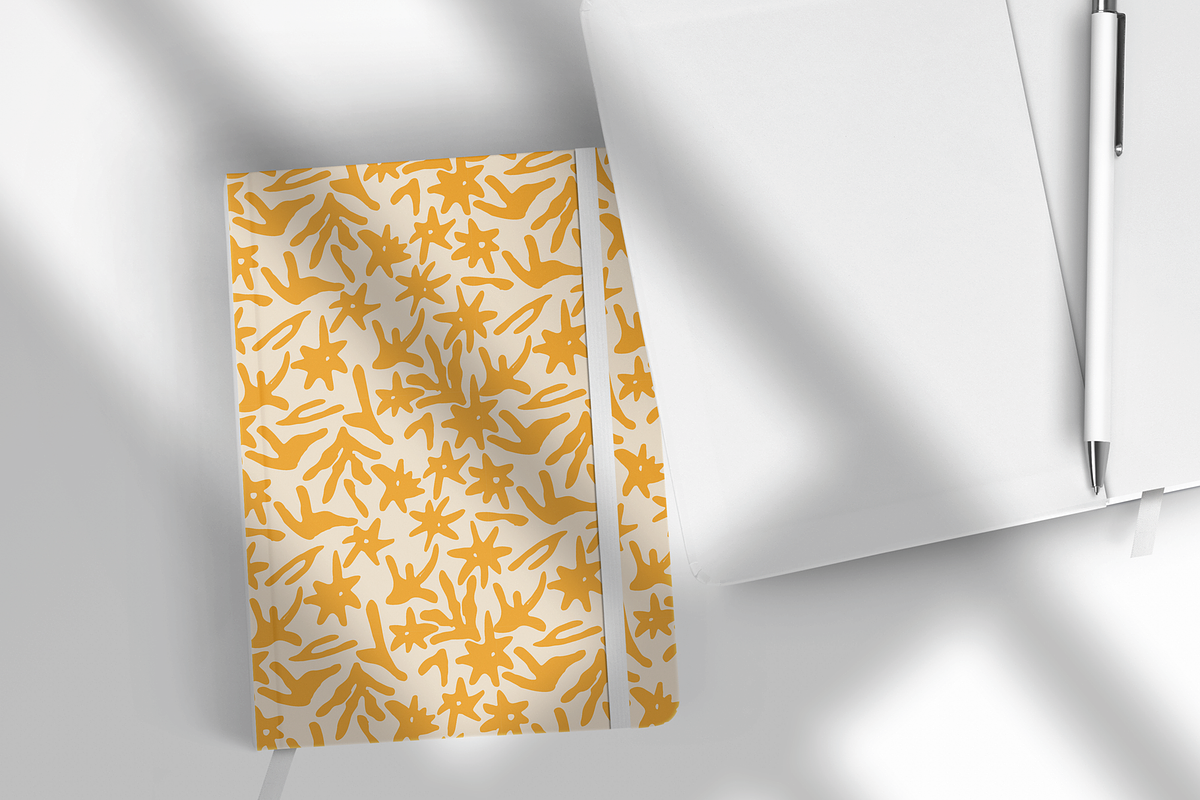 Summer Stars Seamless Pattern, a Pattern Graphic by Bonfloret Studio (Photo 2 of 3)