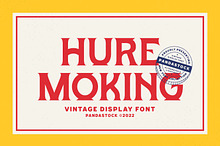 Hure Moking | Vintage Serif Font