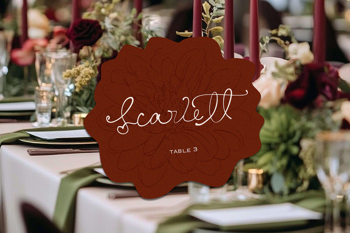 The Fioresque Handwritten Font, a Script Font by Calamar Studio (Photo 16 of 19)