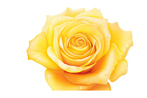 intricate yellow rose drawing ai, a Nature Photo by pikepicture
